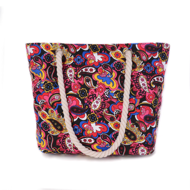 Large beach bag with ethnic pattern Stornfield