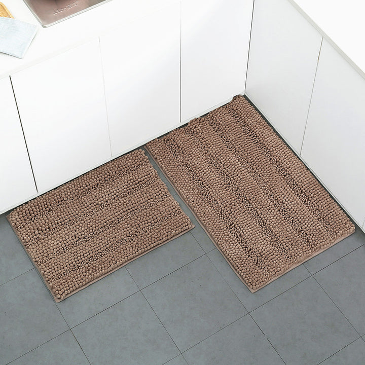 Textured Microfiber Kitchen Mat Set Stornfield