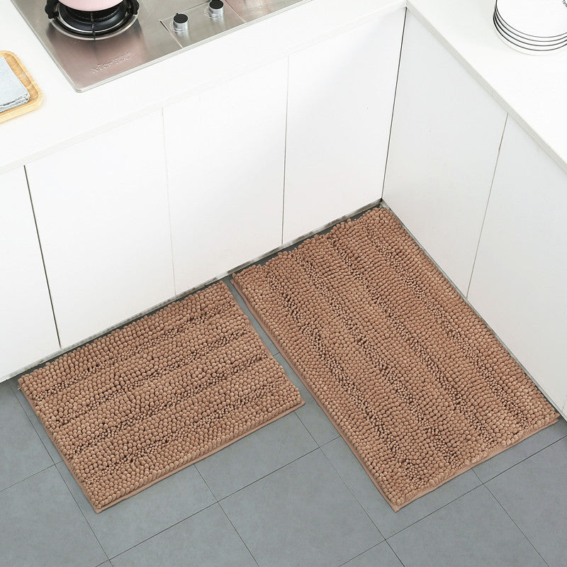 Textured Microfiber Kitchen Mat Set Stornfield