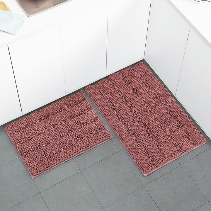 Textured Microfiber Kitchen Mat Set Stornfield