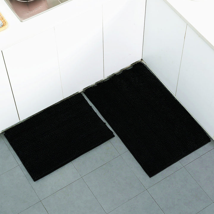 Textured Microfiber Kitchen Mat Set Stornfield