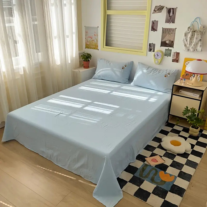 Teddy Bear Bedding Set – Ultra Soft and Cuddly | With duvet cover, bed sheet, and 2 pillowcases | Stornfield