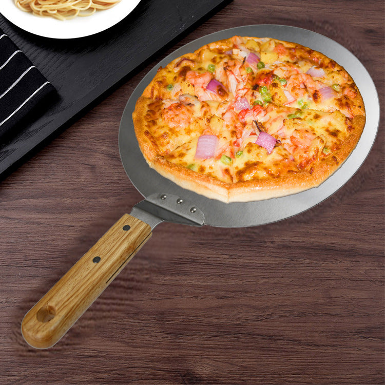 Professional Pizza Baking Set with Stainless Steel Peels, Cutter and Serving Spatula Stornfield