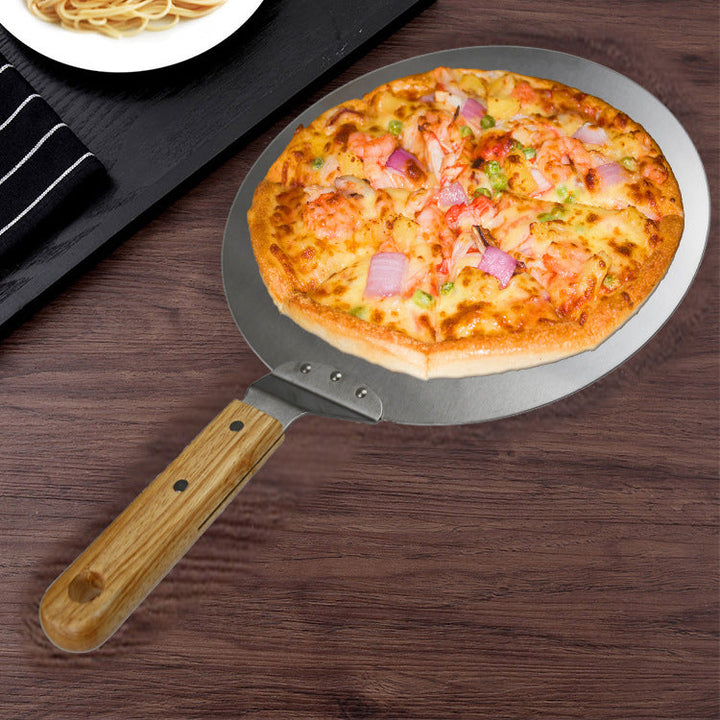 Professional Pizza Baking Set with Stainless Steel Peels, Cutter and Serving Spatula Stornfield