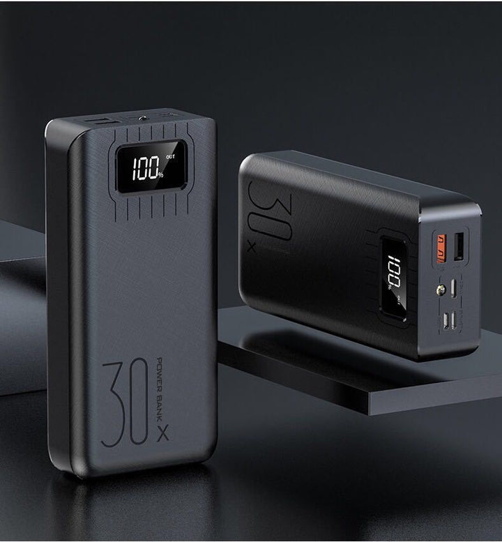 Powerful power bank with LCD display and multiple connections Stornfield