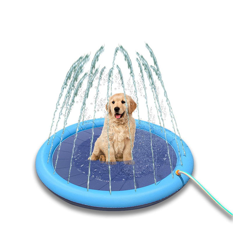 Dog Sprinkling Pool with integrated Sprinkler System Stornfield