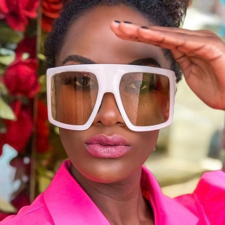 Women's oversized sunglasses with distinctive leopard print Stornfield