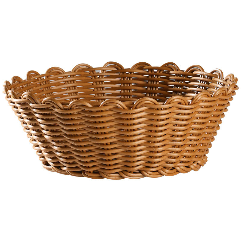 Unisex round braided storage basket Stornfield