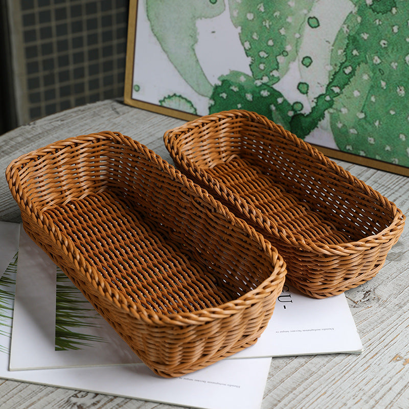 Rectangular Woven Storage Basket Stornfield