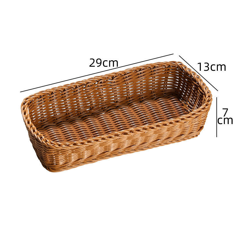 Rectangular Woven Storage Basket Stornfield
