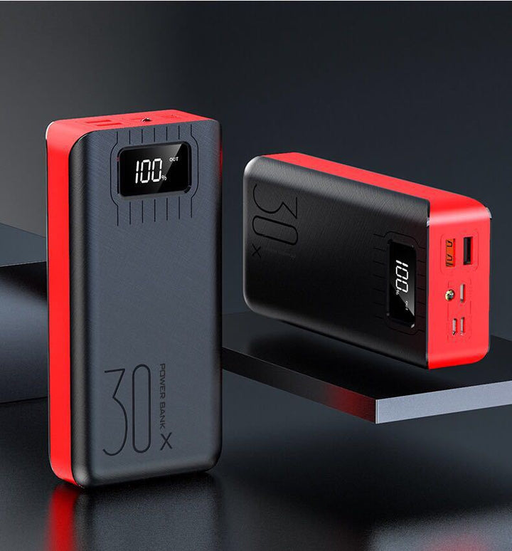 Powerful power bank with LCD display and multiple connections Stornfield