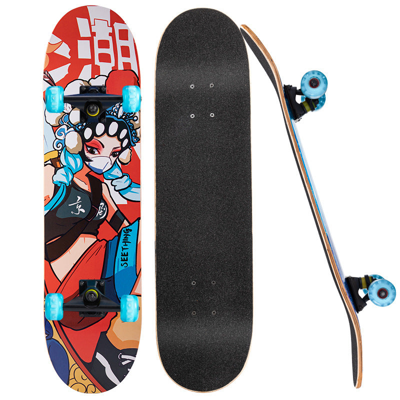 Sturdy Graphic Skateboard Stornfield