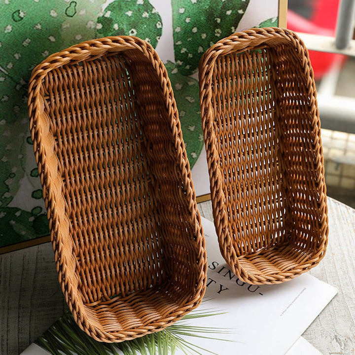 Rectangular Woven Storage Basket Stornfield