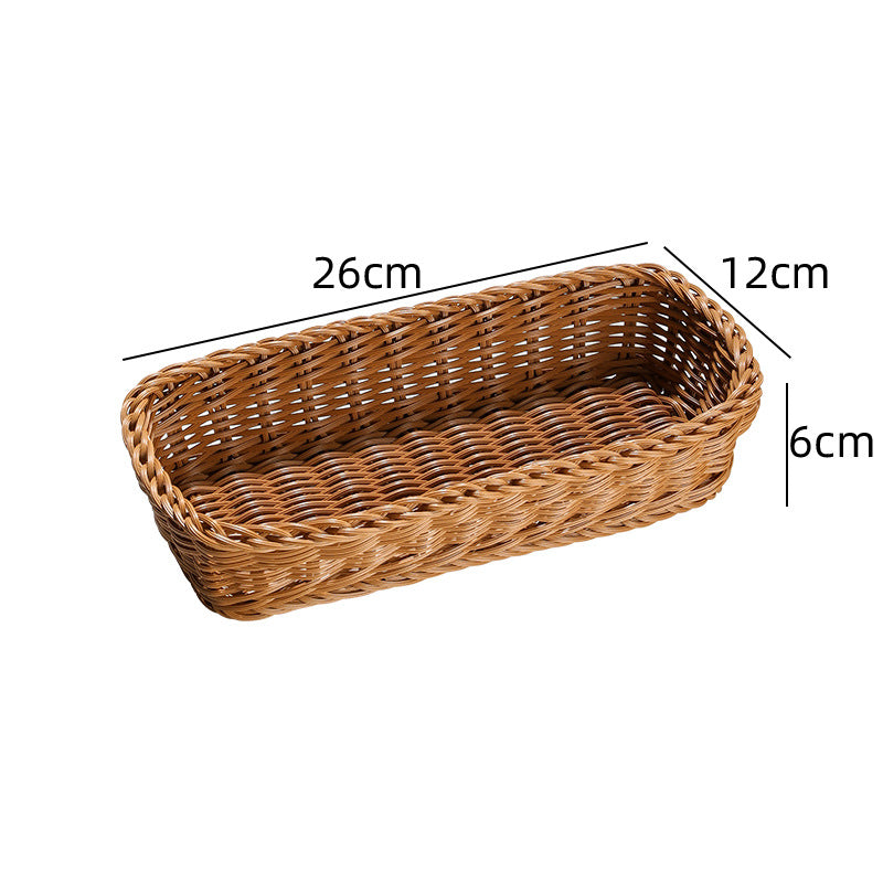 Rectangular Woven Storage Basket Stornfield
