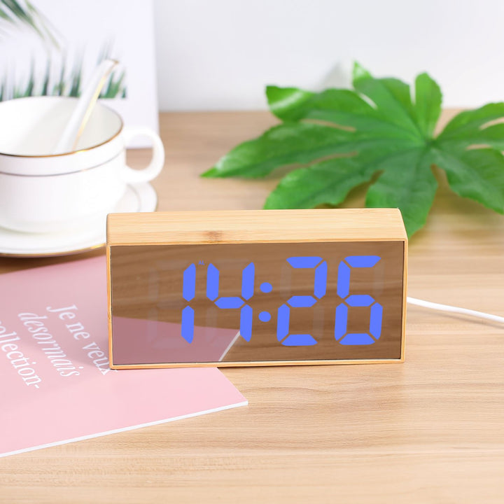Digital Wooden Alarm Clock Stornfield