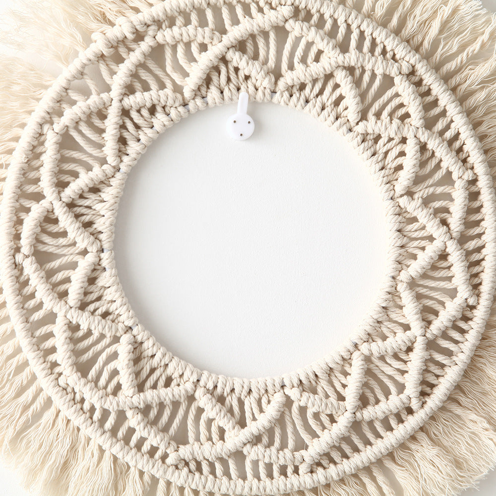 Bohemian Macrame Wall Mirror Stornfield