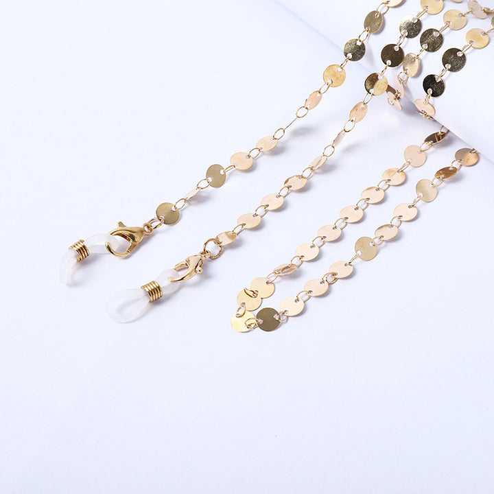 Necklace with beads and transparent pendants Stornfield