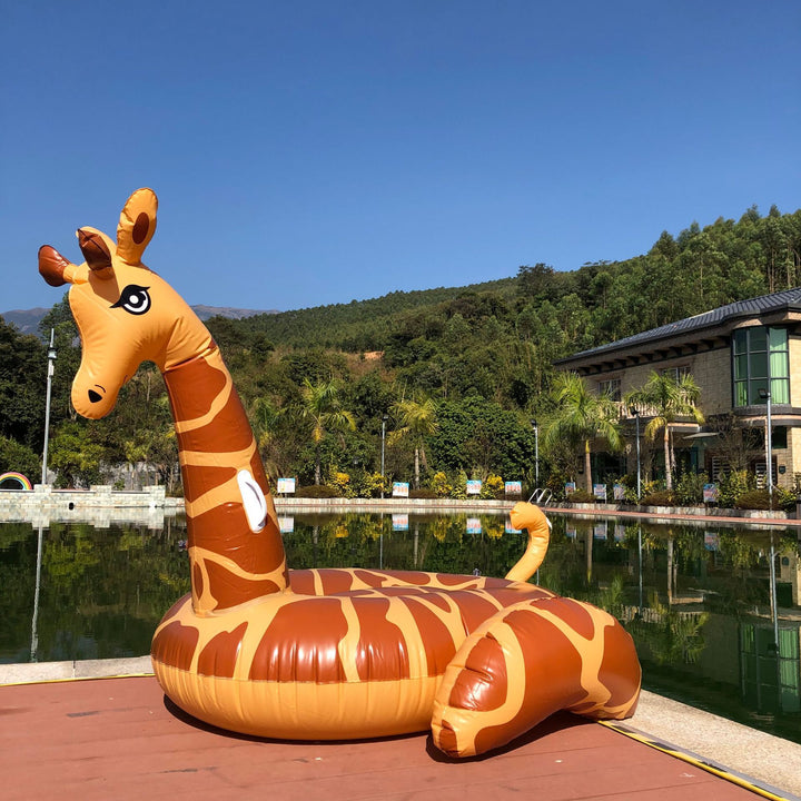 Unisex Inflatable Giraffe Pool Float Stornfield