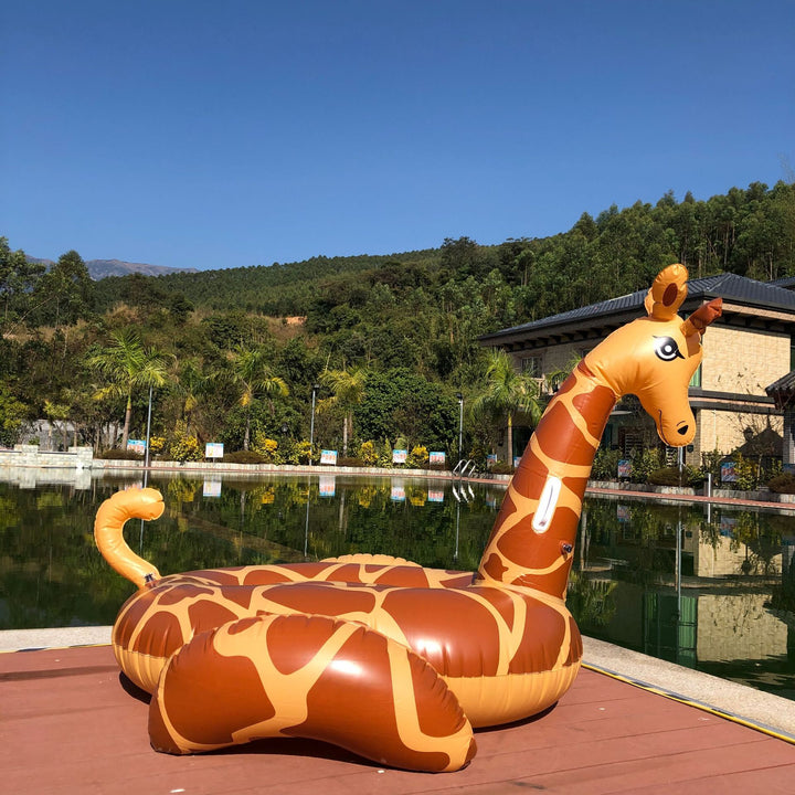 Unisex Inflatable Giraffe Pool Float Stornfield