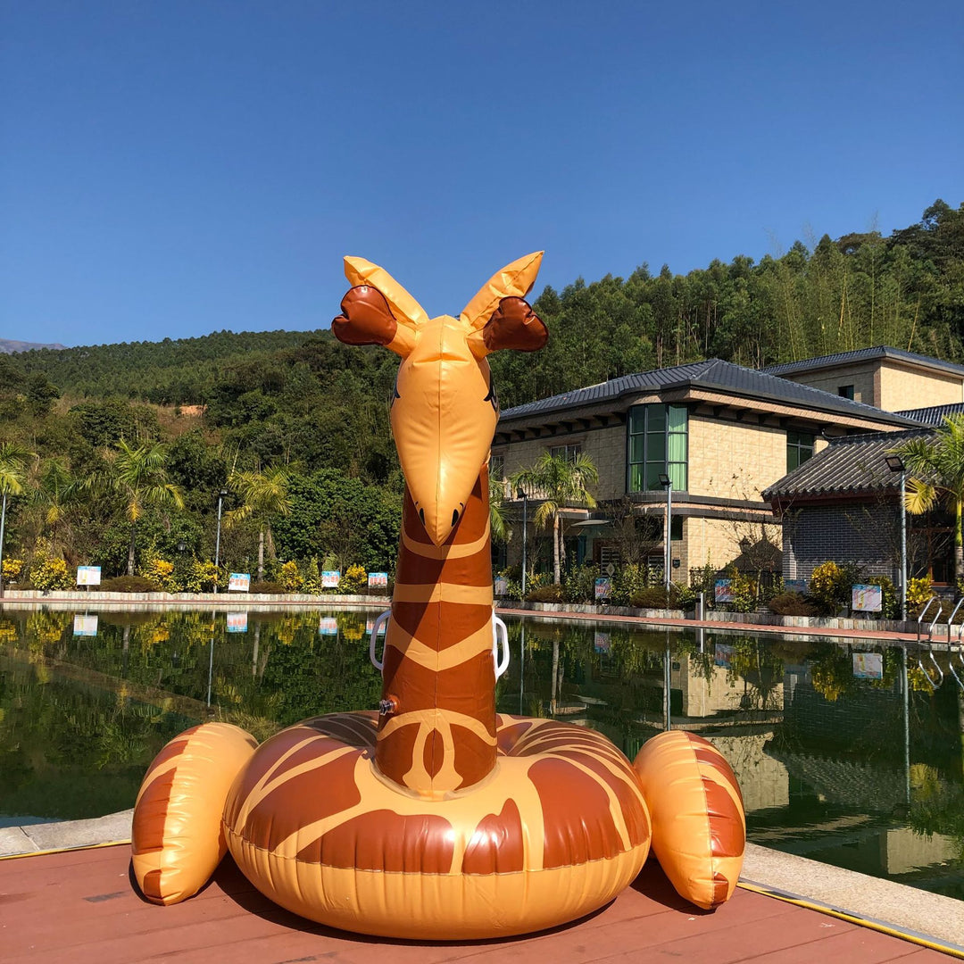 Unisex Inflatable Giraffe Pool Float Stornfield