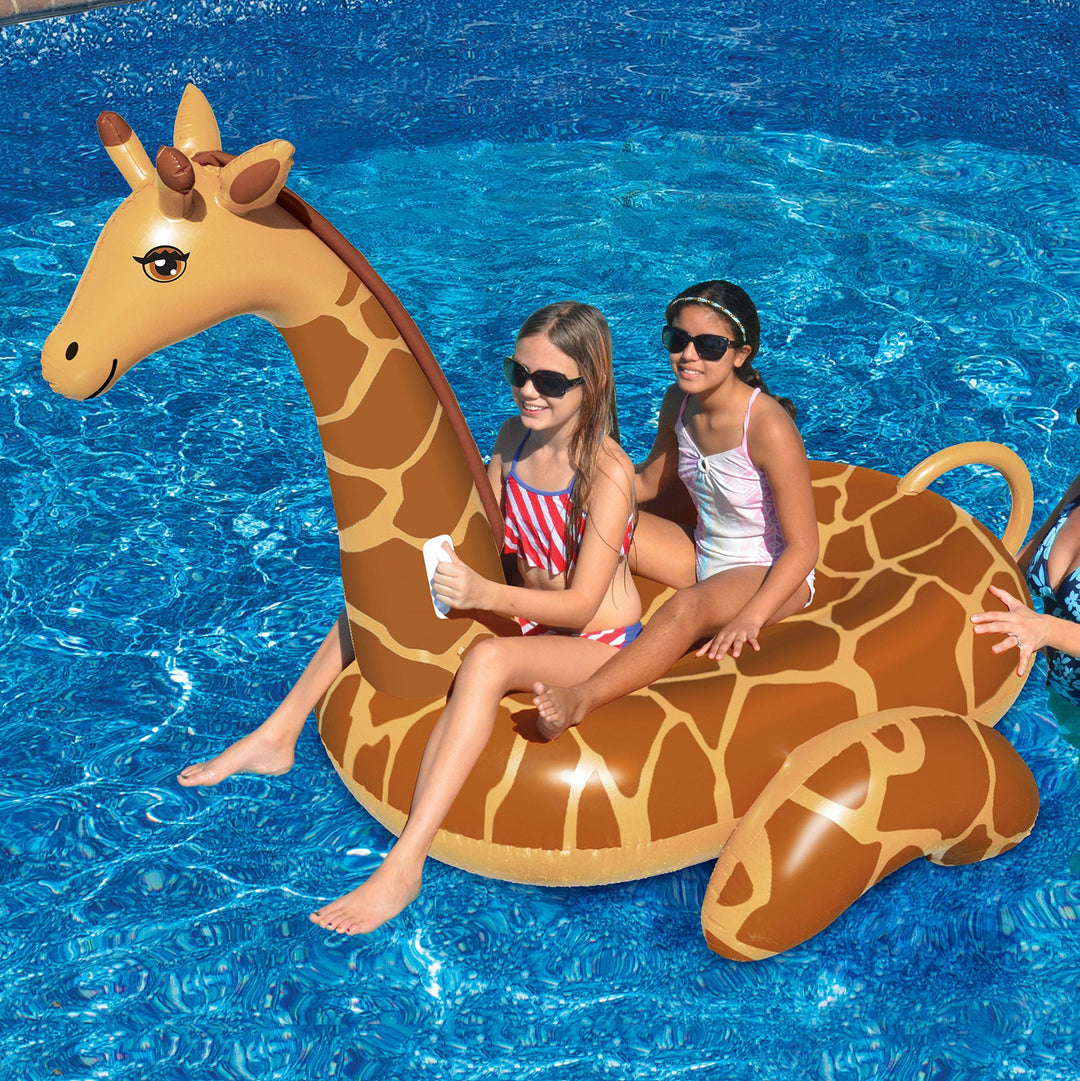 Unisex Inflatable Giraffe Pool Float Stornfield