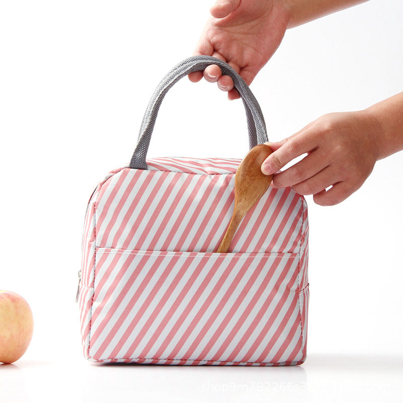 Insulated Flamingo Pattern Lunch Bag Stornfield