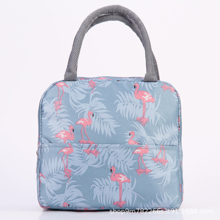 Insulated Flamingo Pattern Lunch Bag Stornfield