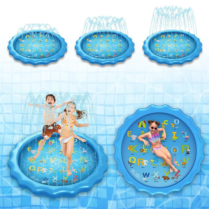 Children inflatable wading pool with maritime motifs Stornfield
