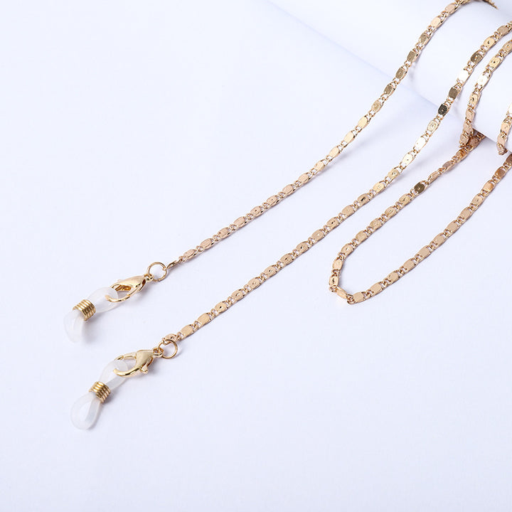 Necklace with beads and transparent pendants Stornfield