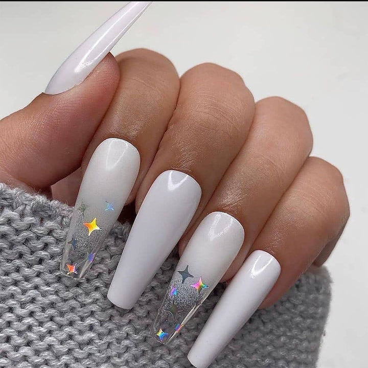 Nail art with heart and lip designs Stornfield