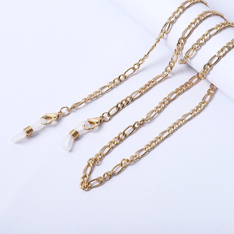 Necklace with beads and transparent pendants Stornfield