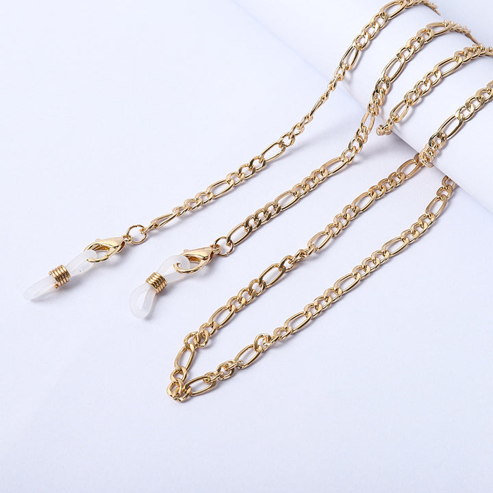 Necklace with beads and transparent pendants Stornfield