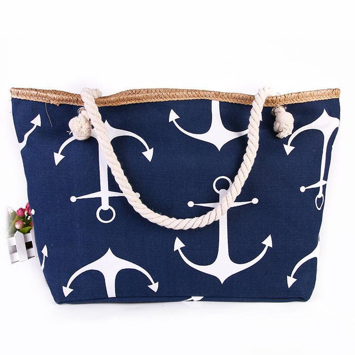 Beach bag with maritime anchor design Stornfield