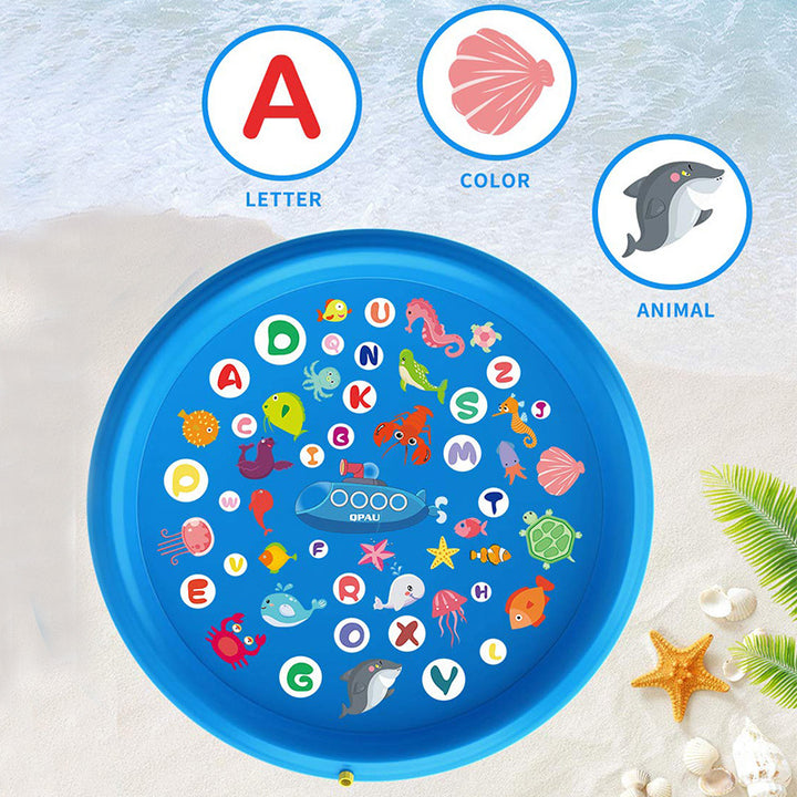 Kids inflatable paddling pool with maritime motifs Stornfield