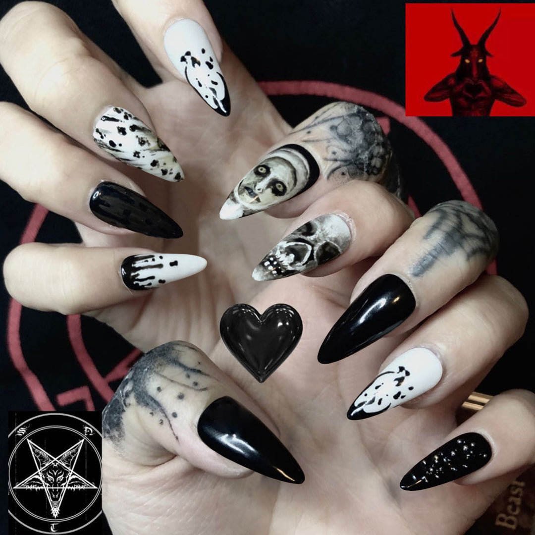 Creative Nail Art in Gothic Style Stornfield