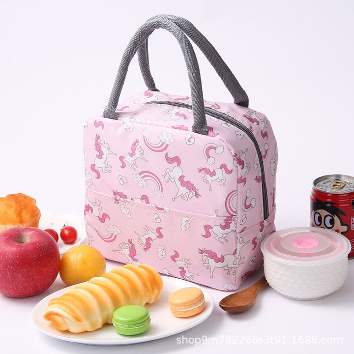 Insulated Flamingo Pattern Lunch Bag Stornfield