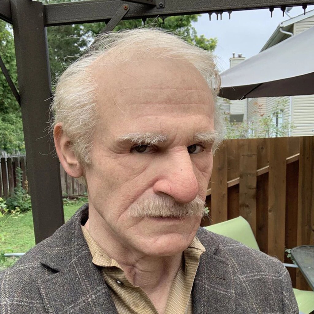 Creepy Old Man Mask – Realistic Latex Halloween Mask for Adults | Stornfield