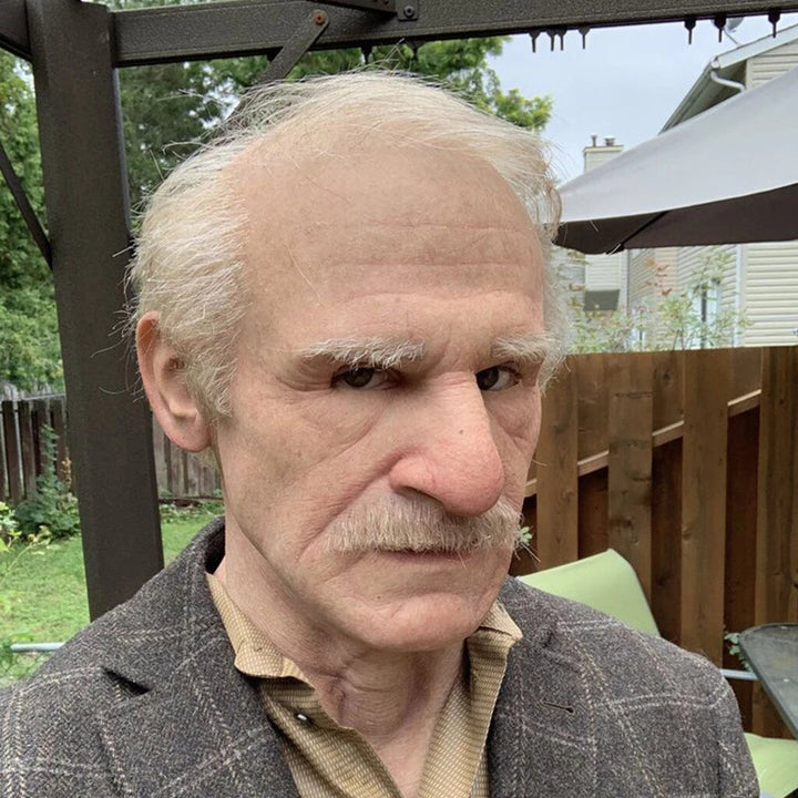 Creepy Old Man Mask – Realistic Latex Halloween Mask for Adults | Stornfield