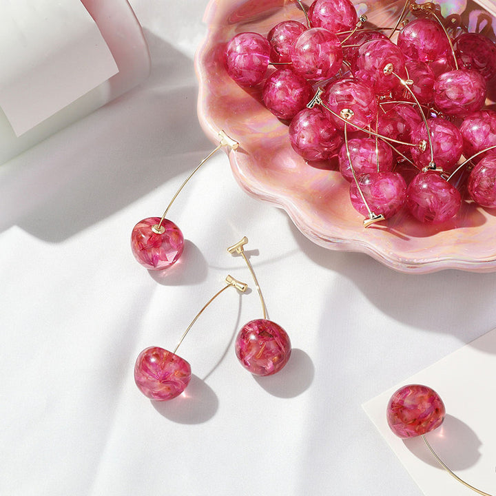 Artistic Fruit-Inspired Drop Earrings Stornfield