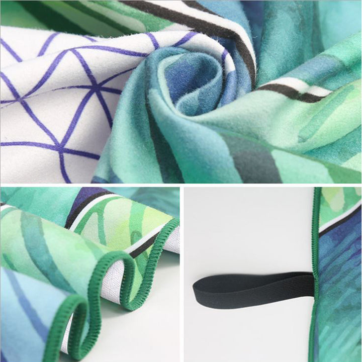 Beach towel with tropical flamingo design Stornfield