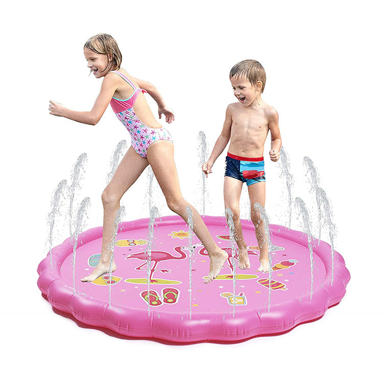 Unisex Spritzende Wasser-Spielmatte mit Meerestieren Stornfield