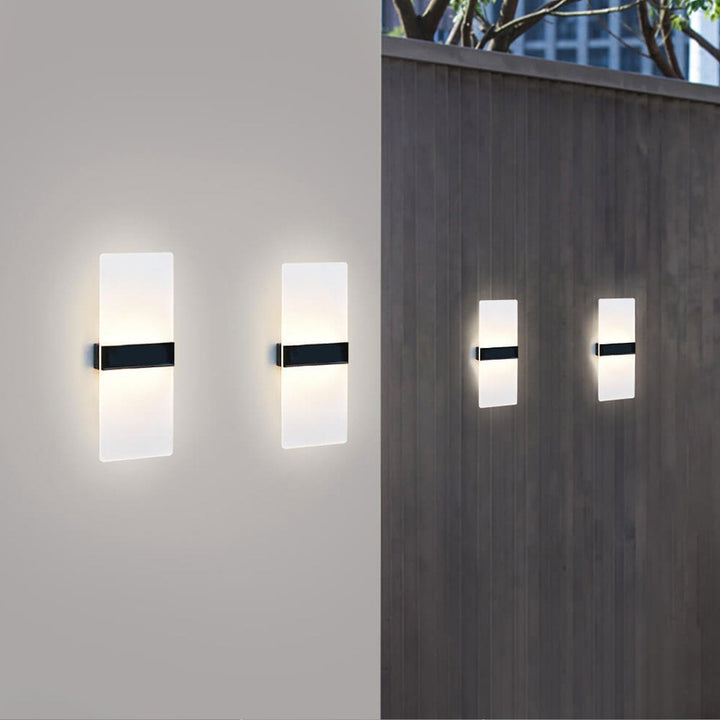 Stornfield | LumaZen Lampe Murale LED Solaire | Résistante aux Intempéries | Éclairage Extérieur Alimenté par Solaire | Décor de Jardin & Patio
