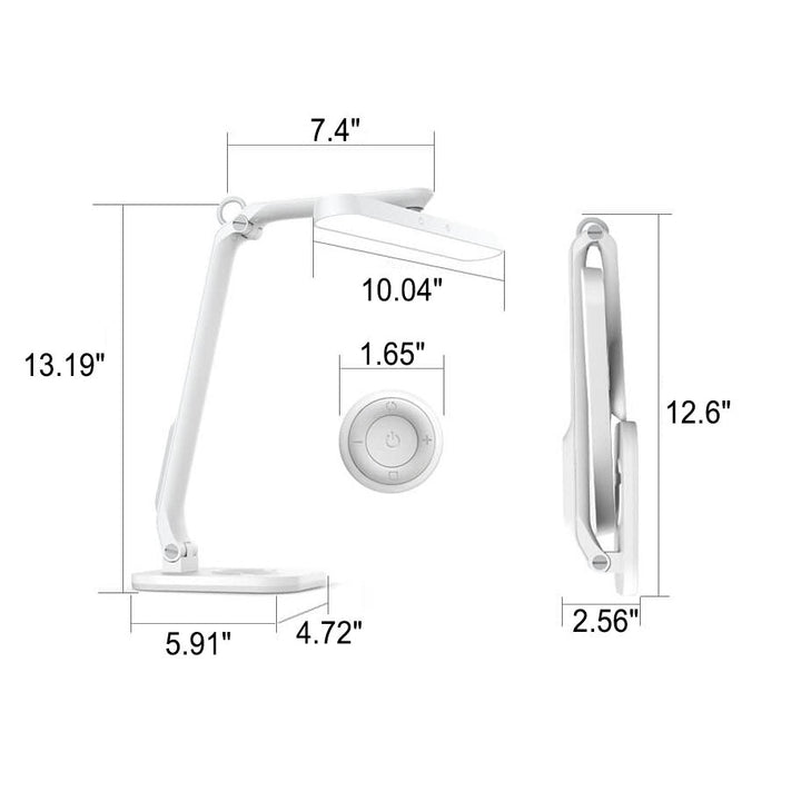 Stornfield | Modern Folding LED Eye-Caring Desk Lamp for Students, USB Charging