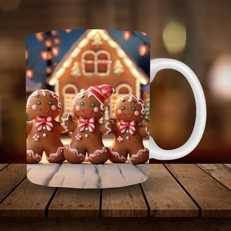 3D snowman ceramic mug - Fun Christmas gift | Stornfield