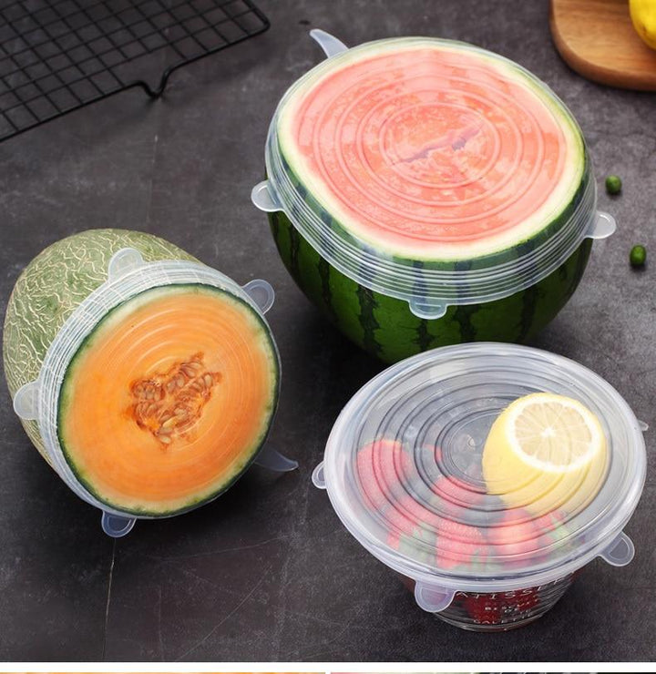 EcoLid - 6 Silicone Reusable Stretch Covers | Stornfield