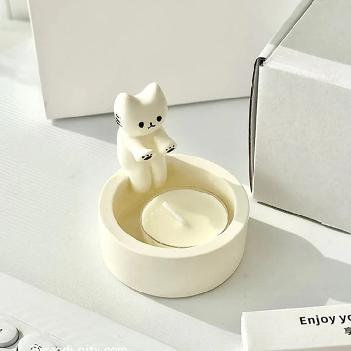 Cute Cat Candle Holder | Stornfield