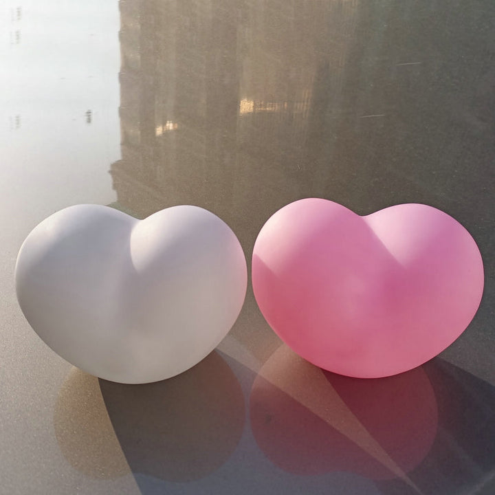 Stornfield | LuvSphere Silicone LED Night Light | Heart-Shaped Design | Table Lamp | Warm Ambient Light | Decorative