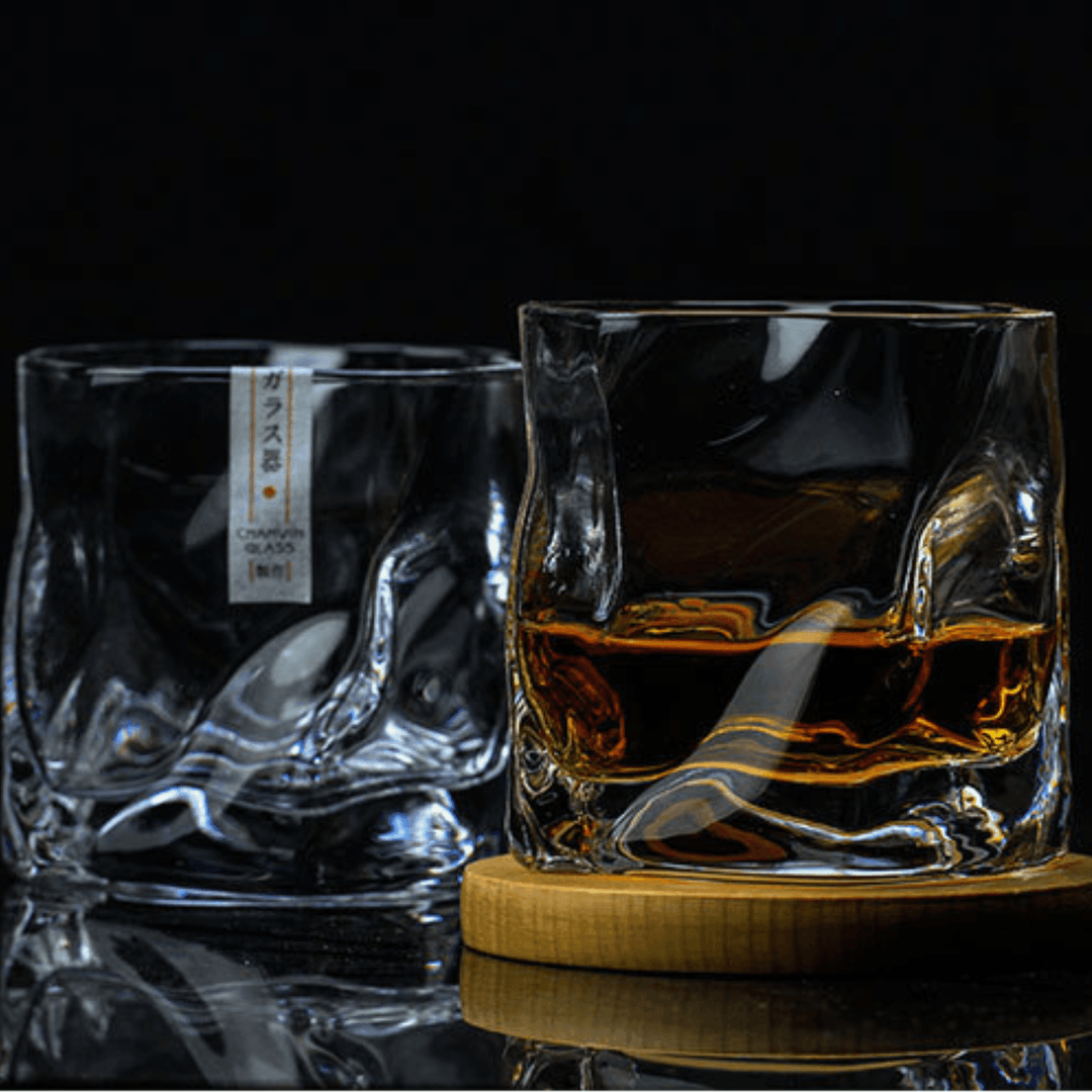 Japaneese Edo Kiriko Crumple Body Whisky Glass | Stornfield