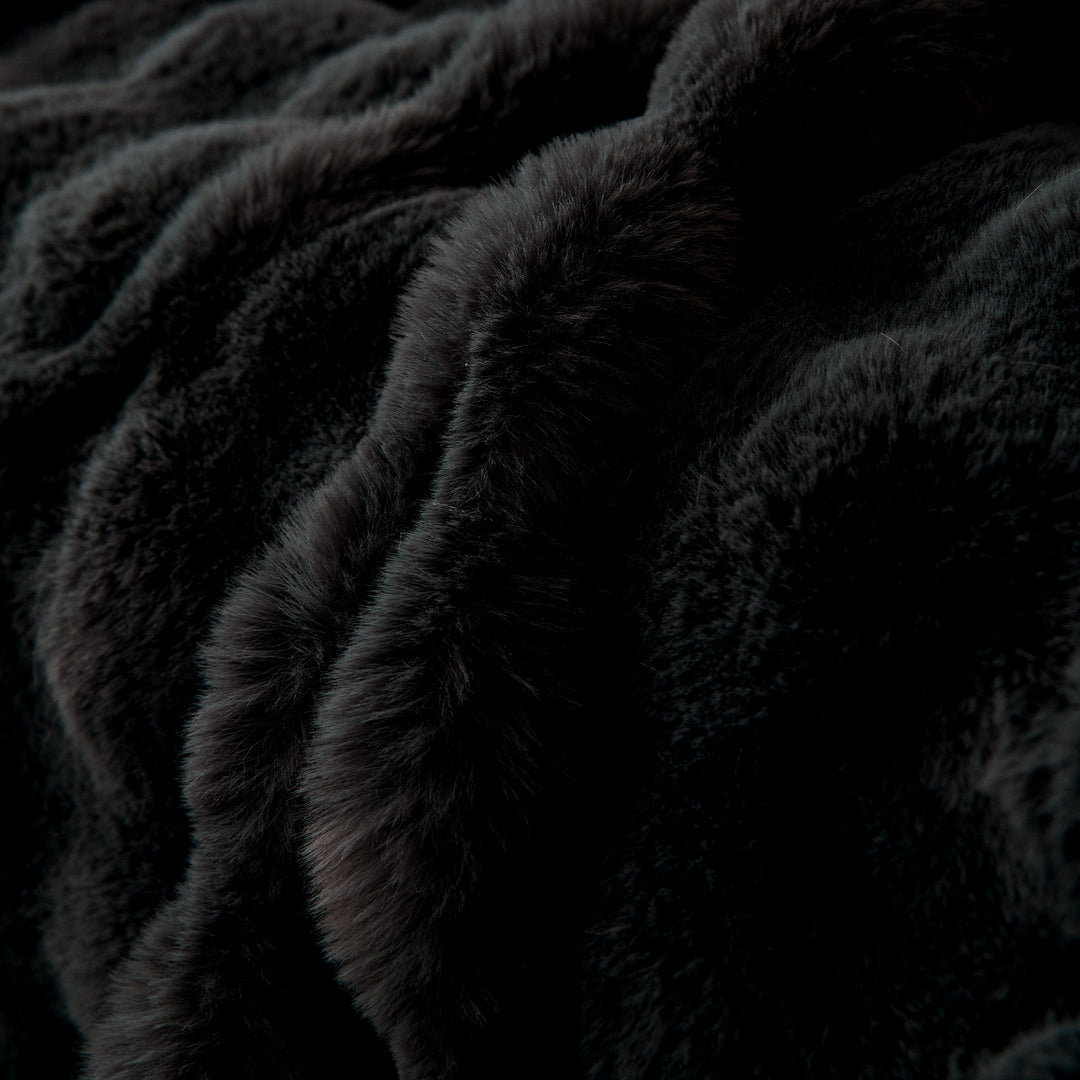 Luxe Ripple Faux Fur Sofa Cover - Modern, Stylish & Durable Sofa Protection | Stornfield