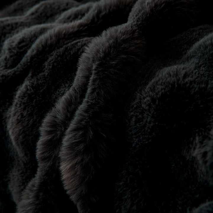 Luxe Ripple Faux Fur Sofa Cover - Modern, Stylish & Durable Sofa Protection | Stornfield